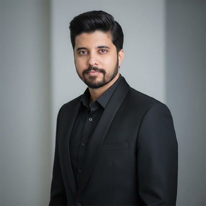 Portrait of Syed Haider, Admissions & Processing Officer